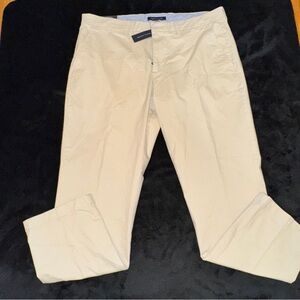 Tommy Hilfiger Men's Cream Chinos
